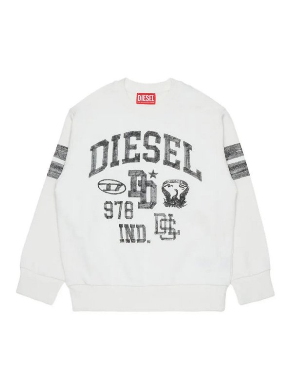 DIESEL: スウェット＆セーター - スウェットシャツ/セーター - 白