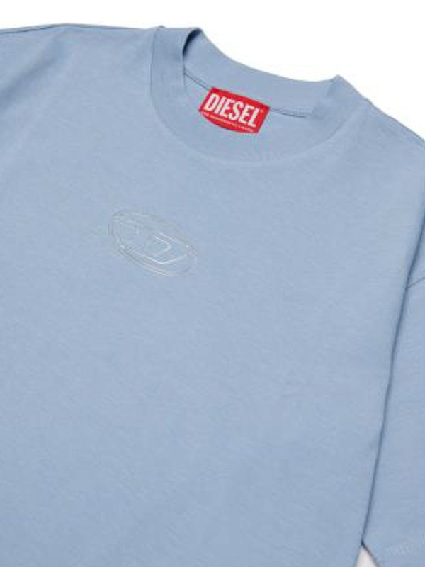 The Best Shops DIESEL: T-shirts - T-Shirt - Hellblau