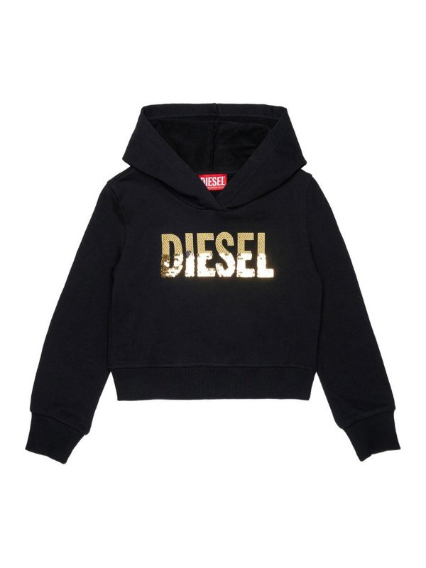 DIESEL: スウェット＆セーター - スウェットシャツ/セーター - 黒
