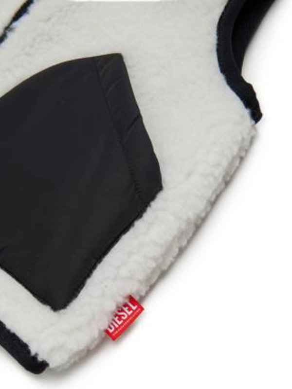 Wool-Effect Sleeveless Jacket shop online: DIESEL