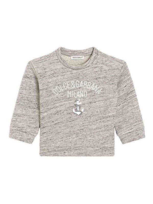 Dolce & Gabbana Jr: スウェット＆セーター - スウェットシャツ/セーター - グレー