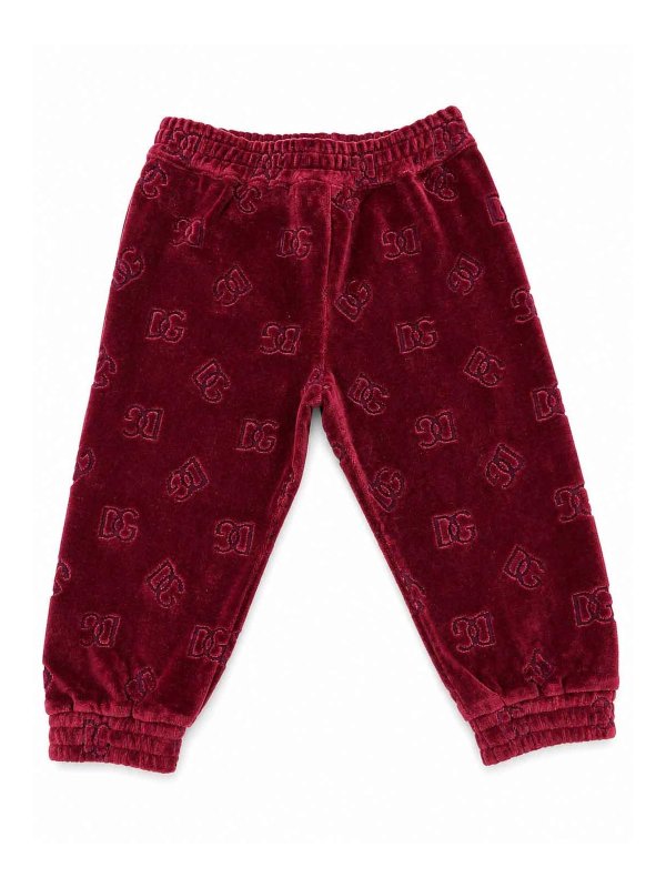 Dolce & Gabbana Jr: カジュアルトラウザー - カジュアルパンツ - 赤