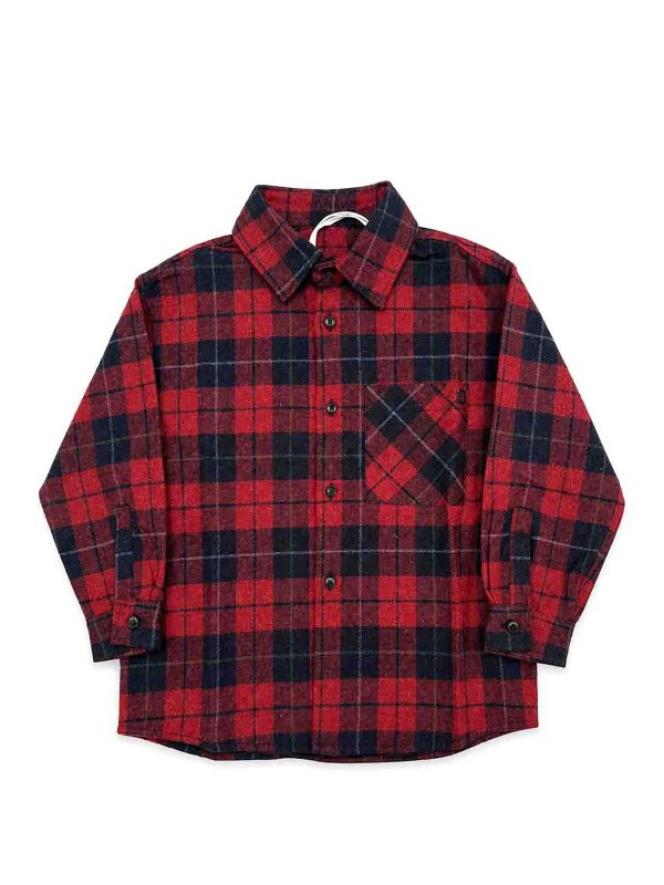 DONDUP: shirts - Checked Shirt