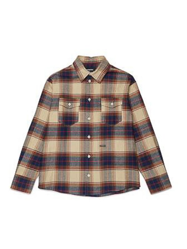 DSQUARED2: Chemises - Chemise - Beige