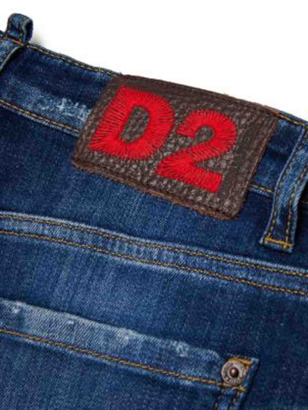 Vaqueros Rectos - Azul shop online: DSQUARED2