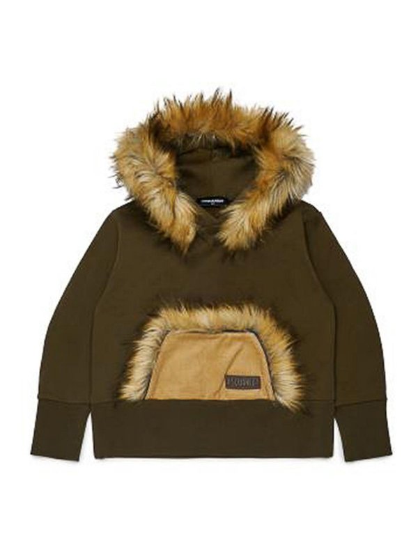 DSQUARED2: スウェット＆セーター - スウェットシャツ/セーター - ブラウン
