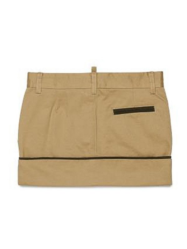 DSQUARED2: ニーレングススカート＆ミディ丈 online - 膝丈/ミディスカート - ベージュ