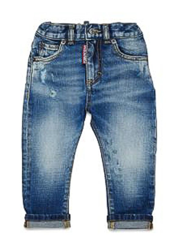 DSQUARED2: Jeans Rectos - Vaqueros Rectos - Azul