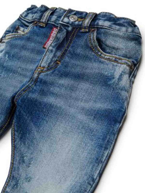 The Best Shops DSQUARED2: Jeans Rectos - Vaqueros Rectos - Azul