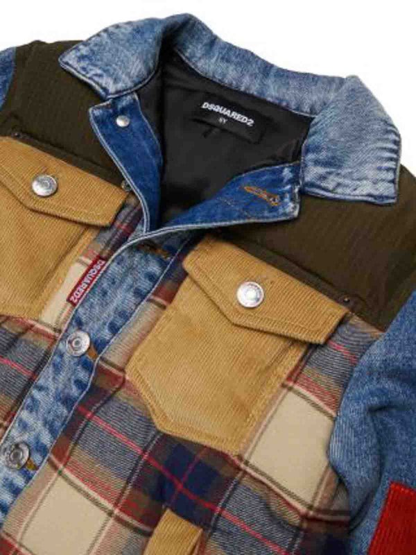 The Best Shops DSQUARED2: giacche casual - Giubbino Con Patch