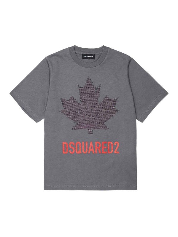 DSQUARED2: t-shirt - T-Shirt Con Strass