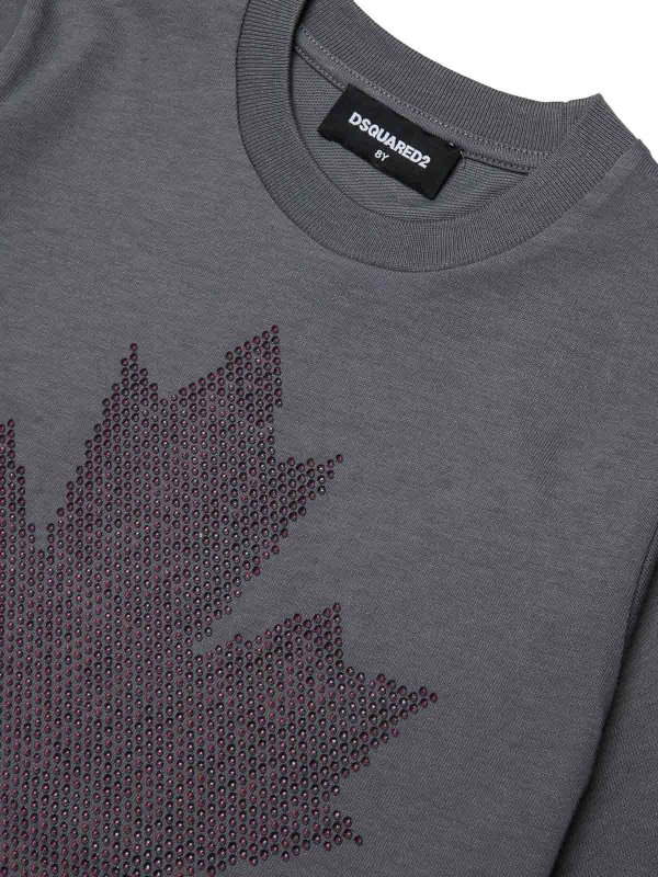 The Best Shops DSQUARED2: t-shirt - T-Shirt Con Strass