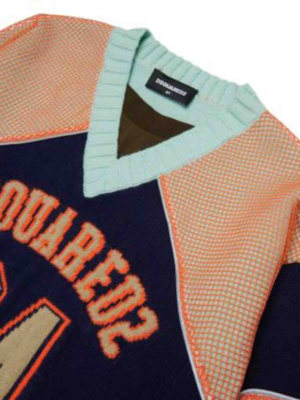 The Best Shops DSQUARED2: crew necks - Pullover with logo