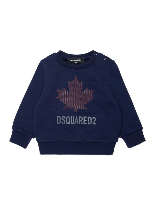 DSQUARED2: スウェット＆セーター - スウェットシャツ/セーター - ブルー