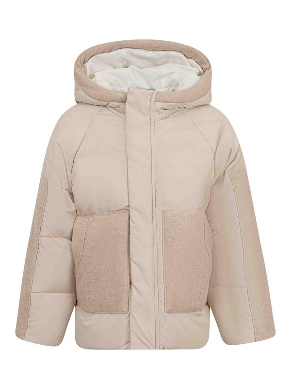 ELEVENTY: padded jackets - Down jacket with hood