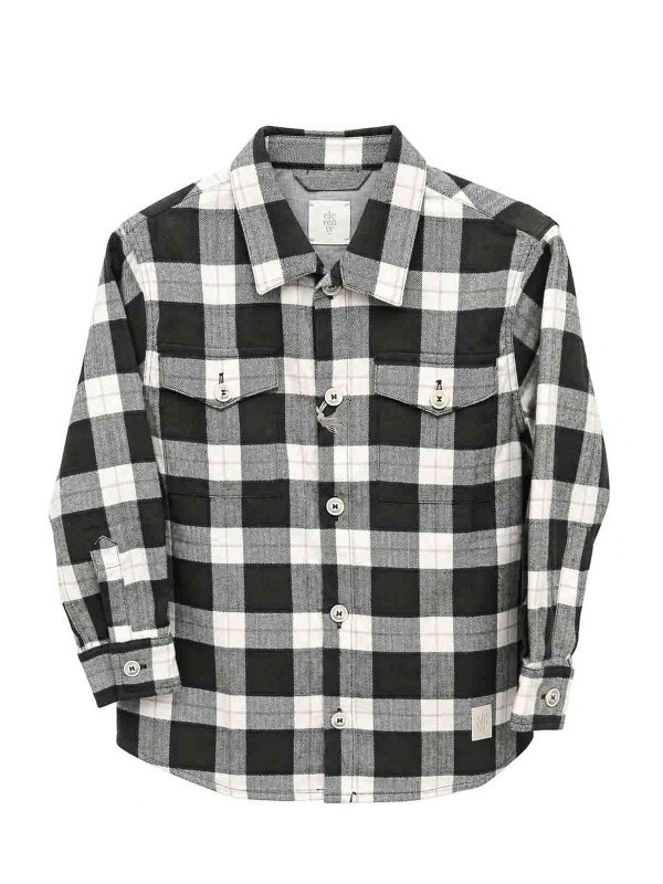 ELEVENTY: shirts - Checked Shirt