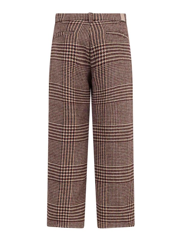 ELEVENTY: casual trousers online - Checked Trousers