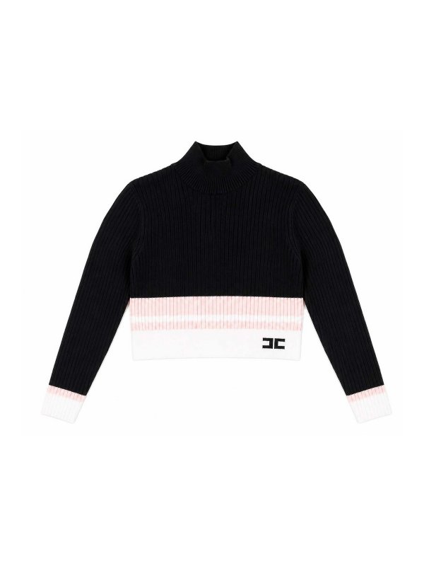 ELISABETTA FRANCHI: crew necks - Pull Crop