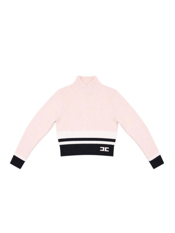 ELISABETTA FRANCHI: crew necks - Pull Crop