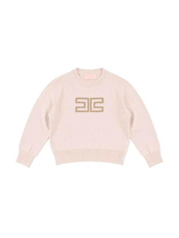 ELISABETTA FRANCHI: クルーネック - クルーネック - ベージュ