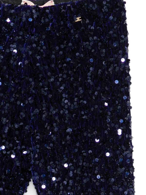 The Best Shops ELISABETTA FRANCHI: カジュアルトラウザー - カジュアルパンツ - ブルー