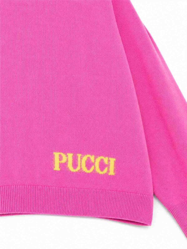 クルーネック - フクシア shop online: EMILIO PUCCI