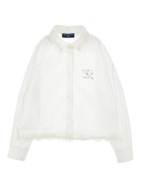 ERMANNO SCERVINO: Hemden - Hemd - Creme