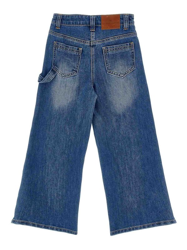 ERMANNO SCERVINO: ベルボトムジーンズ online - フレアジーンズ - ブルー