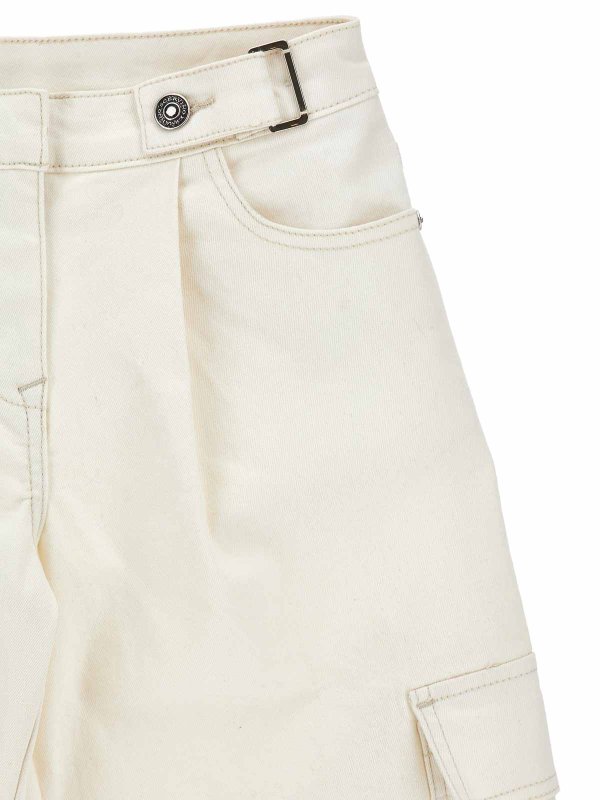 The Best Shops ERMANNO SCERVINO: ベルボトムジーンズ - フレアジーンズ - クリーム