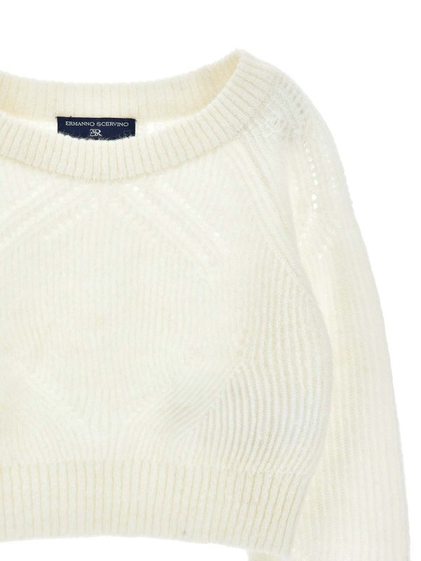 The Best Shops ERMANNO SCERVINO: クルーネック - クルーネック - クリーム