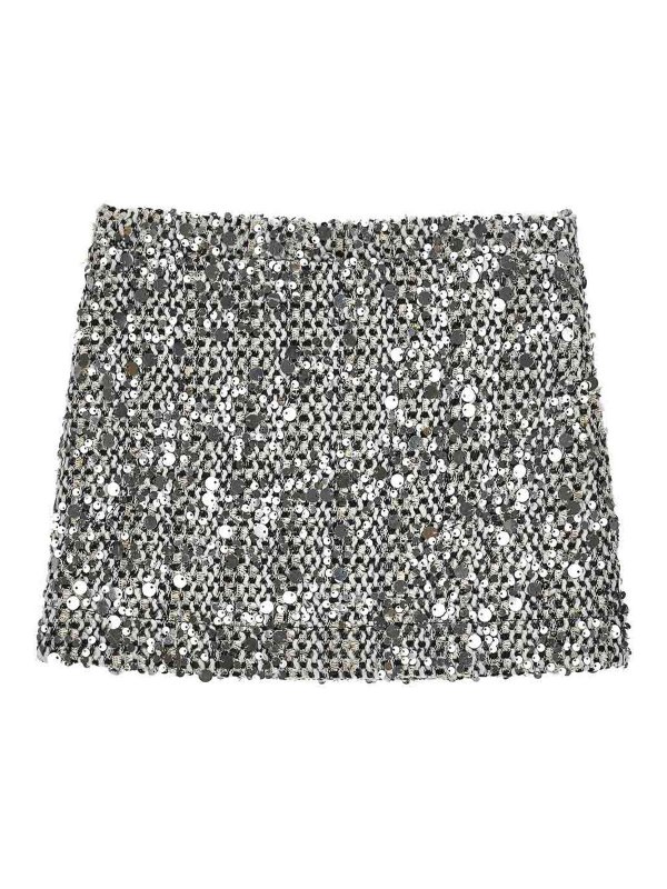 ERMANNO SCERVINO: ニーレングススカート＆ミディ丈 online - 膝丈/ミディスカート - 銀