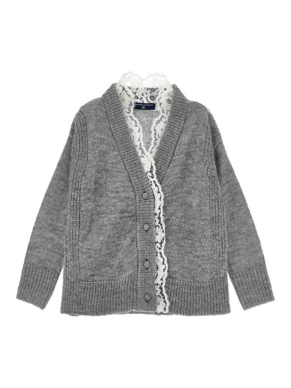 ERMANNO SCERVINO: カーディガン - カーディガン - グレー