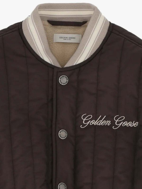 The Best Shops GOLDEN GOOSE: casual jackets - Jacket With Logo