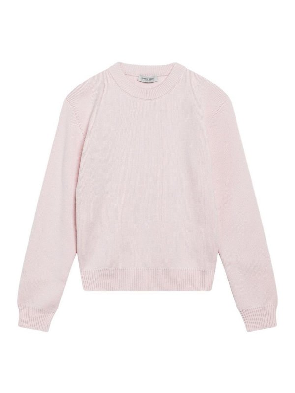 GOLDEN GOOSE: maglia collo rotondo - Pull Con Logo