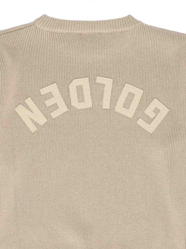 GOLDEN GOOSE: crew necks online - Pullover with logo