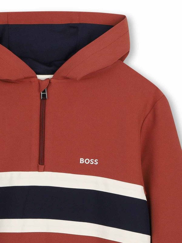 The Best Shops Hugo Boss: スウェット＆セーター - スウェットシャツ/セーター - ダークレッド