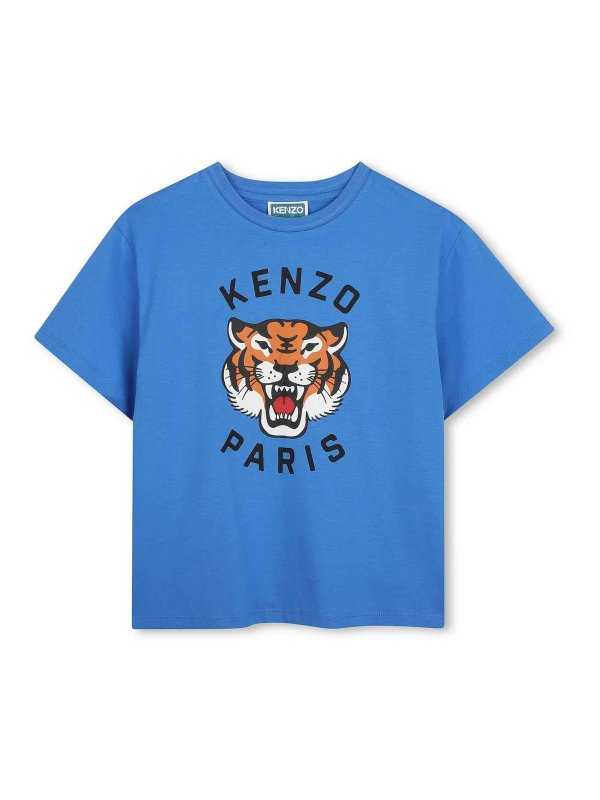 KENZO: T-shirts - T-Shirt - Hellblau