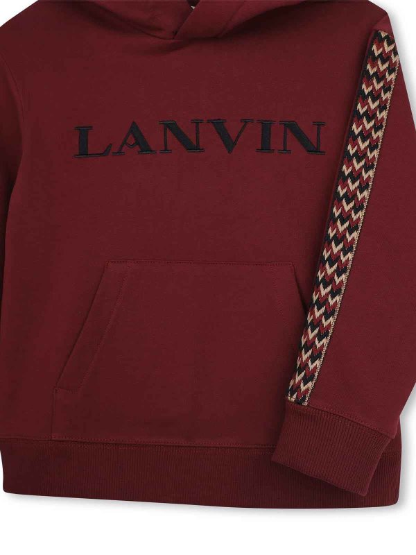 The Best Shops LANVIN: スウェット＆セーター - スウェットシャツ/セーター - ダークレッド