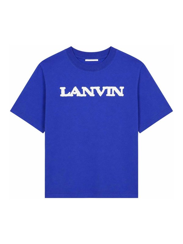 LANVIN: Camisetas - Camiseta - Azul