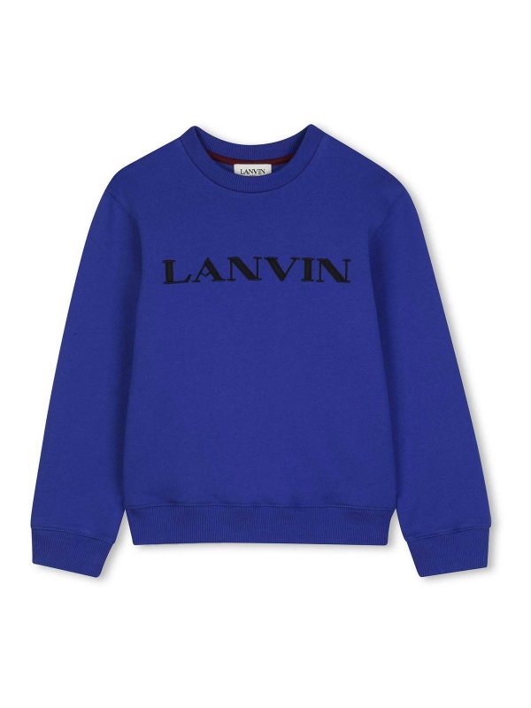 LANVIN: Sweatshirts und Pullover - Sweatshirt - Blau