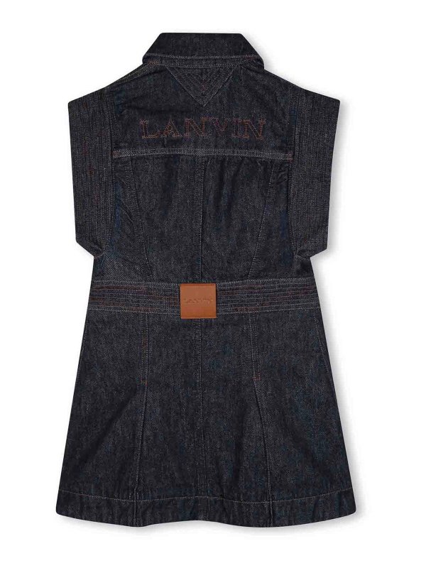 LANVIN: ニーレングスドレス online - 膝丈ドレス - ブルー
