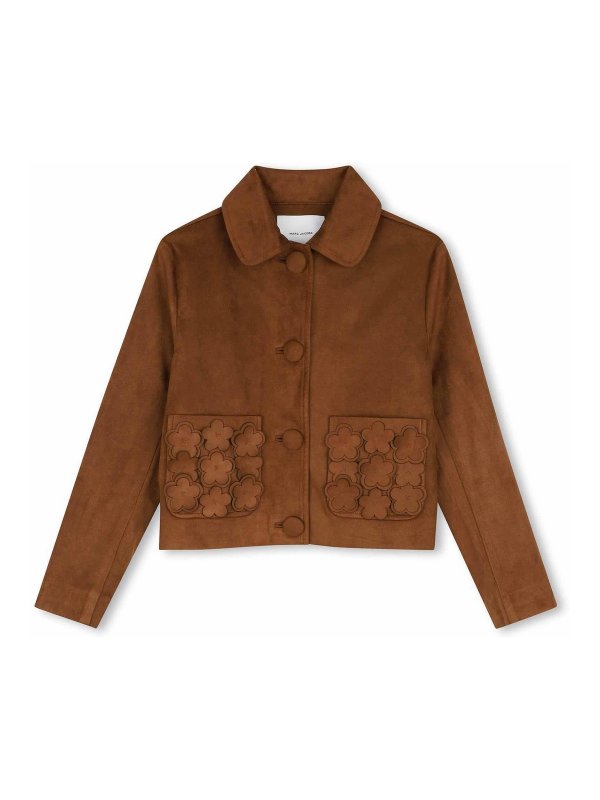 MARC JACOBS: casual jackets - Jacket With Flower Applications