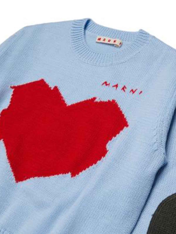 The Best Shops Marni: crew necks - Pullover with logo