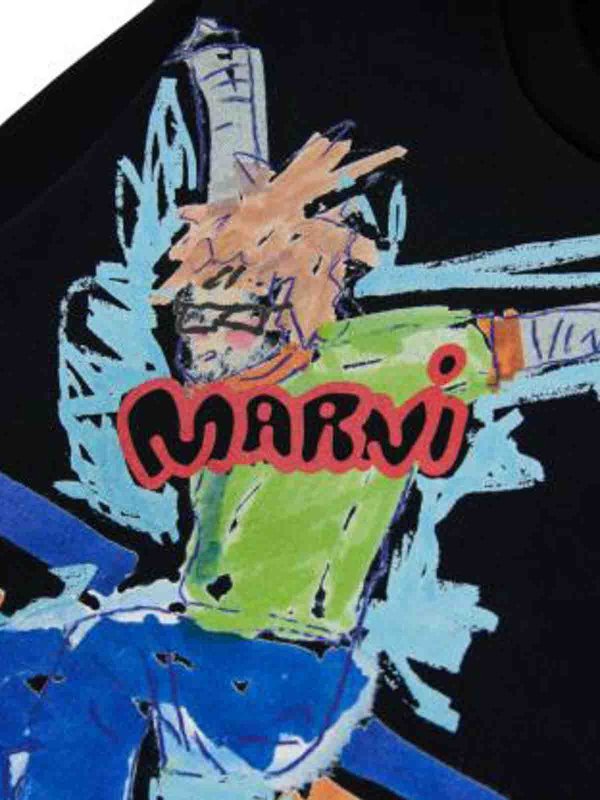 The Best Shops Marni: Sweatshirts & Sweaters - Printed Sweatshirt