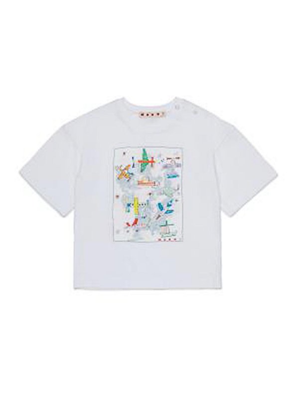 Marni: Camisetas - Camiseta - Blanco