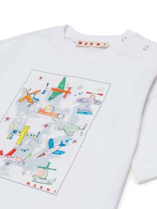 The Best Shops Marni: Camisetas - Camiseta - Blanco