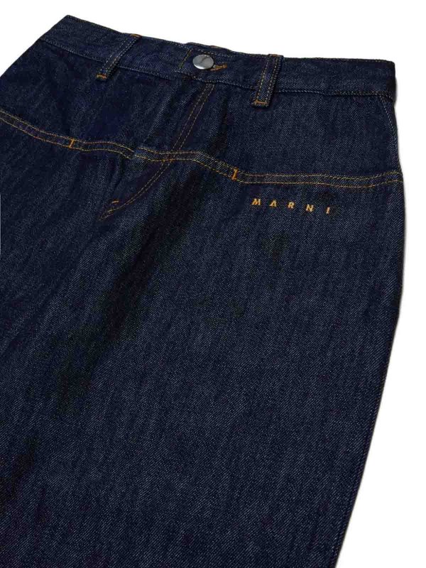 The Best Shops Marni: Jeans Rectos - Vaqueros Rectos - Azul