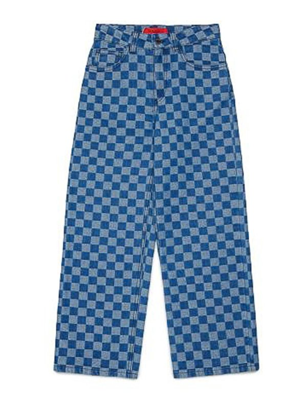 MAX&CO.: jeans dritti, a sigaretta - Jeans Con Logo