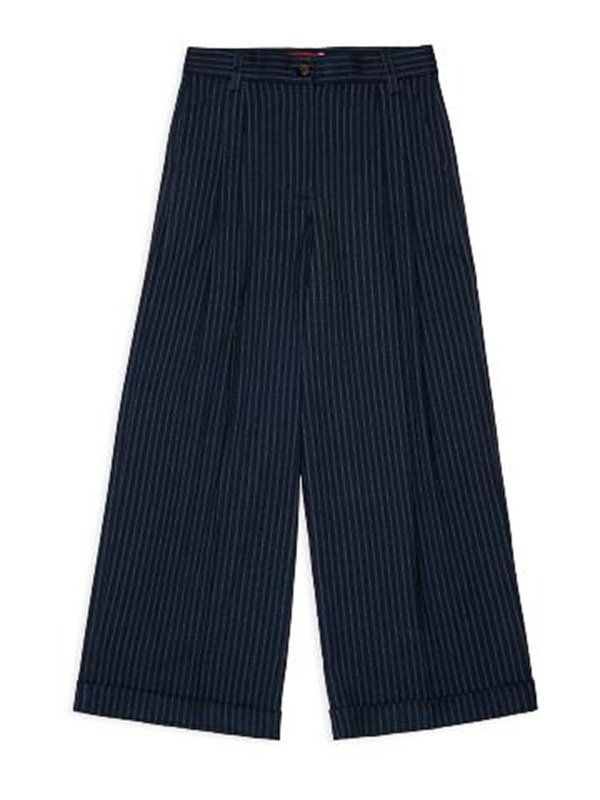 MAX&CO.: casual trousers - Pinstripe Pants