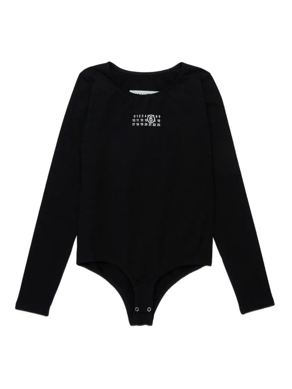 MM6 MAISON MARGIELA: トップス＆タンクトップ - トップ/タンクトップ - 黒